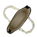 3 Piece Alora Tote Bag Beige interior view