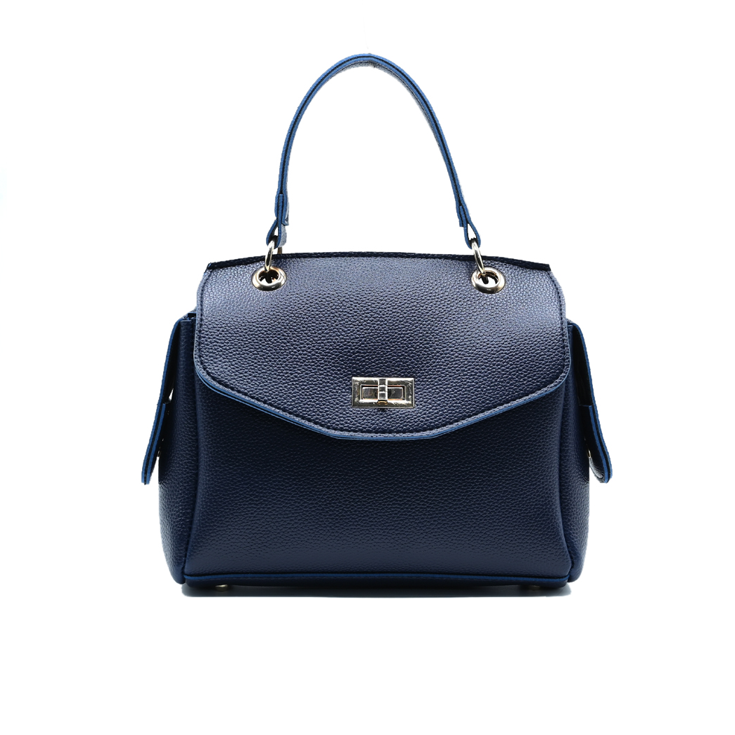 Modern Crossbody Handbag Blue front view