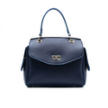 Modern Crossbody Handbag Blue side view