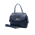 Modern Crossbody Handbag Blue interior view
