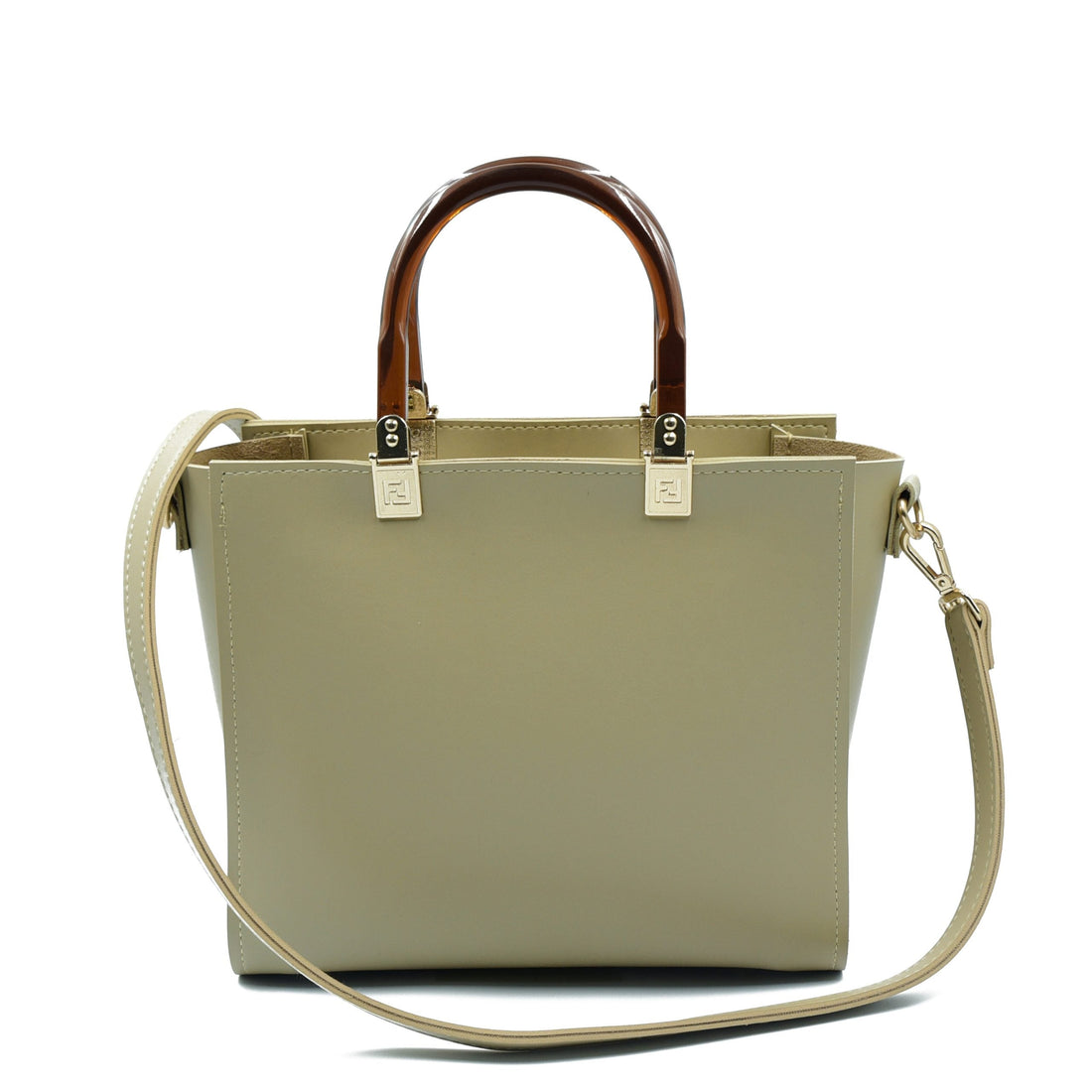 Gracea Tote Bag Skin Beige front view