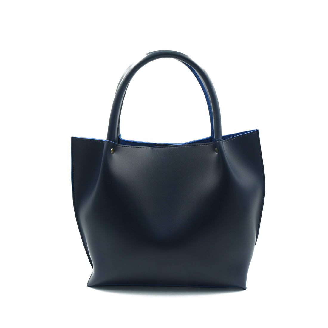Tote Bag Navy Blue front view