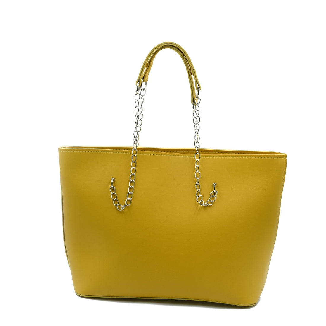 Large Capacity Tote Bag Yellow front view
