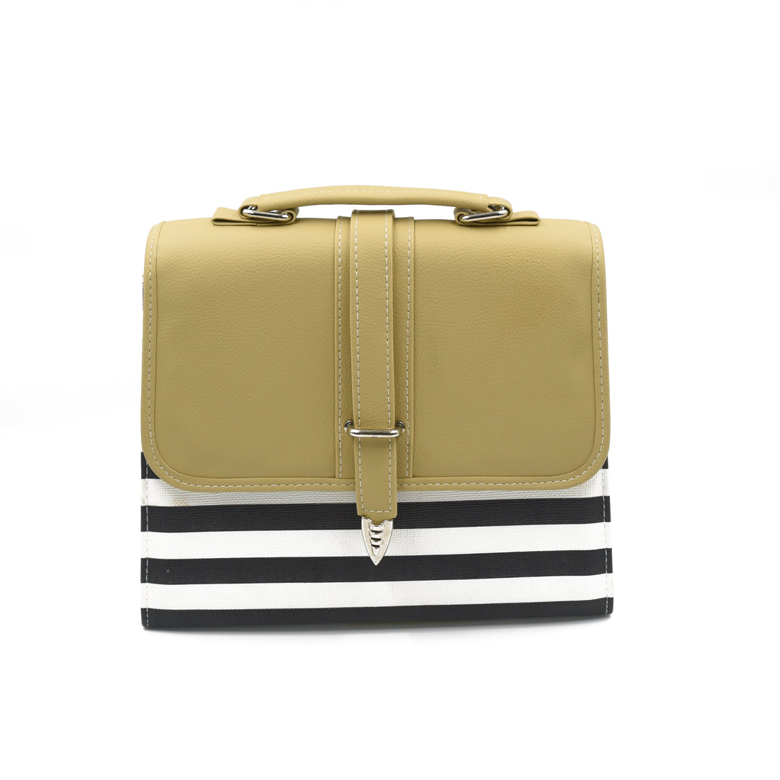 Multicolor Crossbody Bag Skin and Black front view