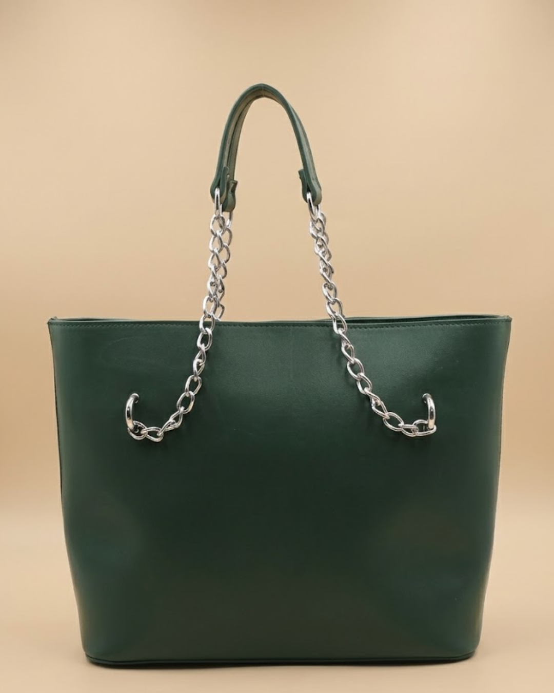 Large Capacity Tote Bag Green front view