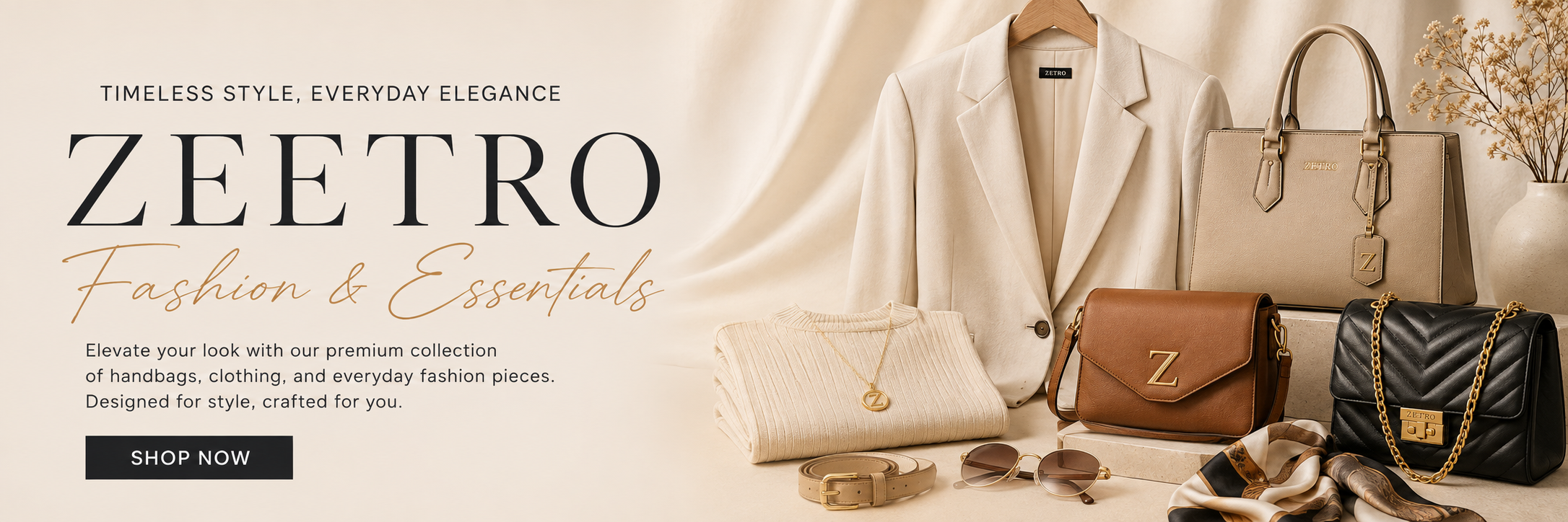 Zeetro handbags for refined everyday style
